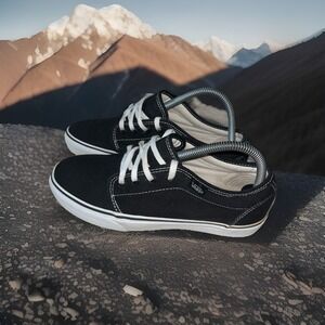 Vans Old Skool Skate Low Black White Unisex US Men's Size 7‎ Women's Size 8.5